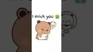 I miss you  #miss #gomu #peachu #bearpandaoffical