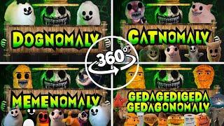 360º VR DOGNOMALY VS CATNOMALY VS MEMENOMALY VS GEDAGEDIGEDAGEDAGONOMALY | COMPILATION