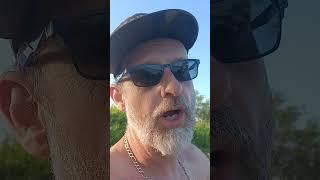 Midway on Planet Sand #cascobay #camping #beach #offgrid #choppingwood