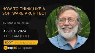 How to think like a software architect