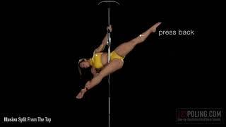 Intermediate Pole Dance Moves Illusion Split Pole lesson