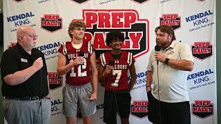 Springdale’s football coach and players talk at the 2024 Prep Rally Media Day