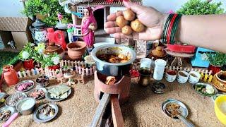 Miniature potato Biryani || आलू दम बिरयानी रेसिपी||Aloo Dum Biryani ||@SMMINIKITCHEN