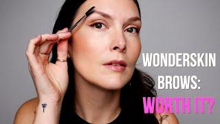 Wonderskin Brow Product Reviews: Dream Brow Gel Serum + Brow Stain & Go Masque