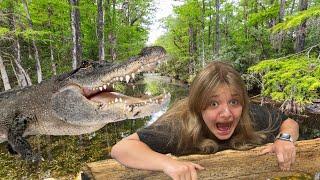 CHASED by the Alligator Man!