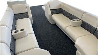 Pontoon boat furniture upholstered lounges and boat chairs seats