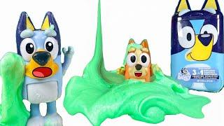 BLUEY BIG Slime MESS! How to make slime with Bluey and Bingo