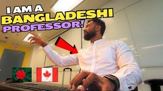 Work Day In The Life Of A BANGLADESHI PROFESSOR In CANADA  