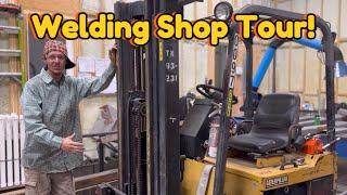 One Man Structural Welding Shop Tour