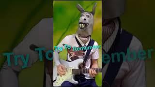 Try To Remember (The Brothers Four) Guitar Instrumental Cover by Donkey Guitar