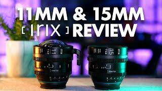 11MM & 15MM IRIX REVIEW - Insane Wide angle cineglass