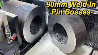 Machining 90mm Pin Bosses - SNS 379