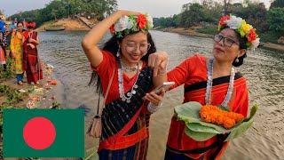 Celebrated Phool Biju with Bangladeshi Chakma tribe 