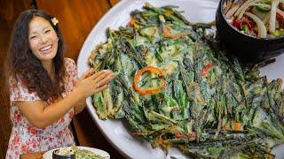 Korean Chive Pancake Recipe Buchujeon, Perfect with Makgeolli 