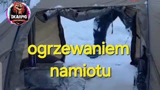 ogrzewanie namiotu #survival #angeln #cemping #wędkarstwo