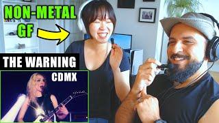 I introduce HEAVY METAL to my GF \m/ (THE WARNING Enter Sandman Pepsi Center Reaction)