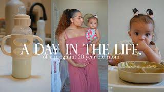 A REALISTIC DAY IN THE LIFE| of a pregnant mom w/ a 9 month old.