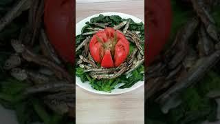 Fried Dilis in tomato&choisam/#Shorts/Simple Western Asian Menu