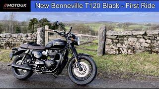 First Ride on my New 2022 Triumph Bonneville T120 Black Edition | Motouk