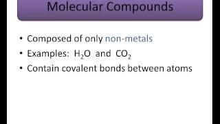 Ch  2 Types of Compounds