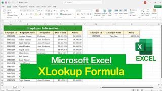 How to use XLOOKUP Formula in MS Excel | XLOOKUP Function in Excel