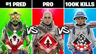 #1 Apex Predator vs Pro Player vs #1 Kill Grinder... who's better?