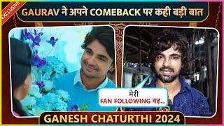 Gaurav Sharma Aka Toshu On His Comeback On TV, Bonding With Anupama Co-stars | Ganesh Chaturthi 2024