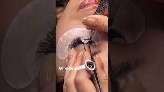 Russian Hybrid Volume Lashes Silk Soft Faux Mink Eyelash #eyelashextensions #eyelashes #lashartists