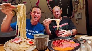 DEATH LEVEL RAMEN in Tokyo!! ️  w/ Ramen Beast (He's Eaten 4,000 Bowls of Ramen!!)