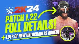 WWE 2K24 Patch 1.22: Full Details, Lots of New Unlockables Added, Locker Code, DLC Previews & More!