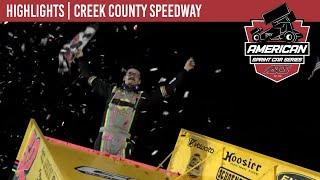 ASCS | American Sprint Car National Series | Creek County Speedway | November 15, 2024 | HIGHLIGHTS