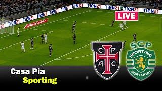 EM DIRETO: Jogo de futebol em direto Casa Pia x Sporting | Portugal Liga Portugal | Transmissão |