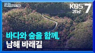 [60초 경남] 바다와 숲을 함께, 남해 바라길 / KBS  2022.11.23.