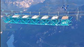 2025 WORLD'S TALLEST BRIDGE CONSTRUCTION || HUAJIANG GORGE BRIDGE 花江峡谷特大桥 #bridge #engineering