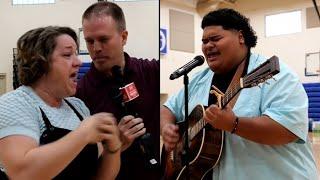 'American Idol' winner Iam Tongi interrupts school assembly to surprise teacher for Feel Good Friday