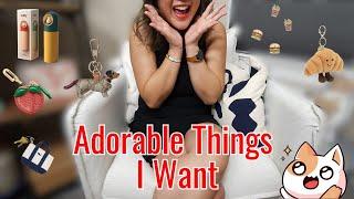 Adorable Cute Things I Want! | Cute Jewlery, Bag Charms, HomeGoods