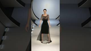 Clo 3d virtual runway digital fashion design #shorts #fashion #digitalfashion