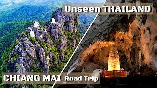 CHIANG MAI motorbike trip / Sky Pagoda, Tree Top Restaurant, Muang On Cave / Thailand Travel Vlog