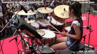 Todays spotlight Top Female Rock Fusion  Drummer Japanese Extraordinaire  13 Yr Old KANADE SATO!