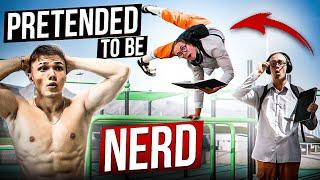 Elite Gymnast Pretended to be a Nerd (PRANK )