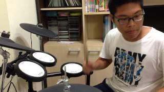 鼓手魷魚kEN 爵士鼓手教學 ( 2014-06 鼓手 - 林信佑；I'm Yours by Jason Mraz ) Drum Cover