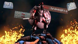 [TF2] THE LARGEST DEMOKNIGHT KILLSTREAK (188 KILLS!)