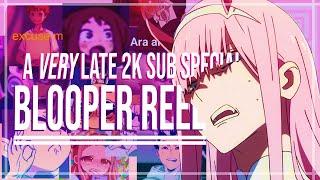  Honey's ASMR Blooper Reel | A (VERY LATE) 2K SUB SPECIAL 