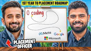 1st Year to 4th Year Roadmap with College Placement Officer | How to Crack Best Offers