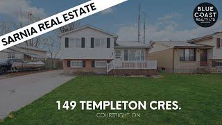 149 Templeton Crescent | Courtright | HOME FOR SALE | Sarnia Real Estate