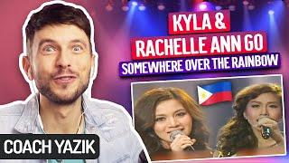 YAZIK reacts to SOMEWHERE OVER THE RAINBOW - Rachelle Ann Go & Kyla