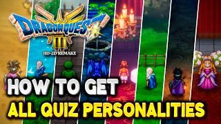 Dragon Quest 3 HD-2D Remake How to start with ALL PERSONALITIES (Full Personality Quiz Guide)