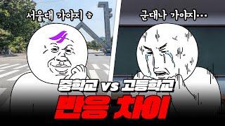 중학생들은 절대 모른다는 고등학교의 찐모습ㅋㅋㅋ  I 입시덕후