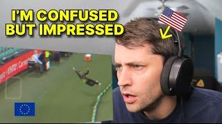 American (tries his best) to react to Cricket moments that shocked everyone