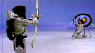 Bob Markworth & Mayana Blindfolded Archery Routine on The Ed Sullivan Show